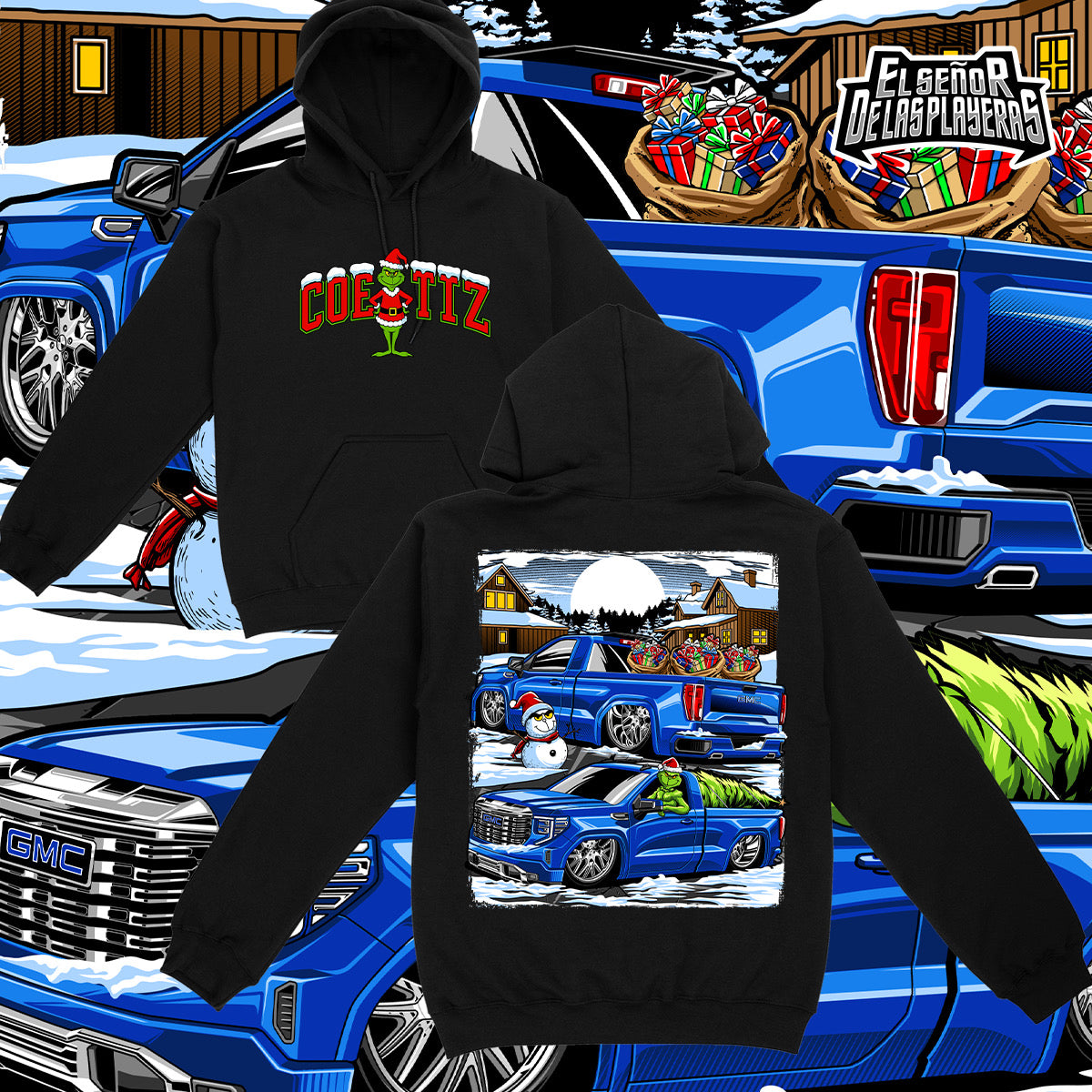 New Blucifer Grinch Stole Christmas Hoodie