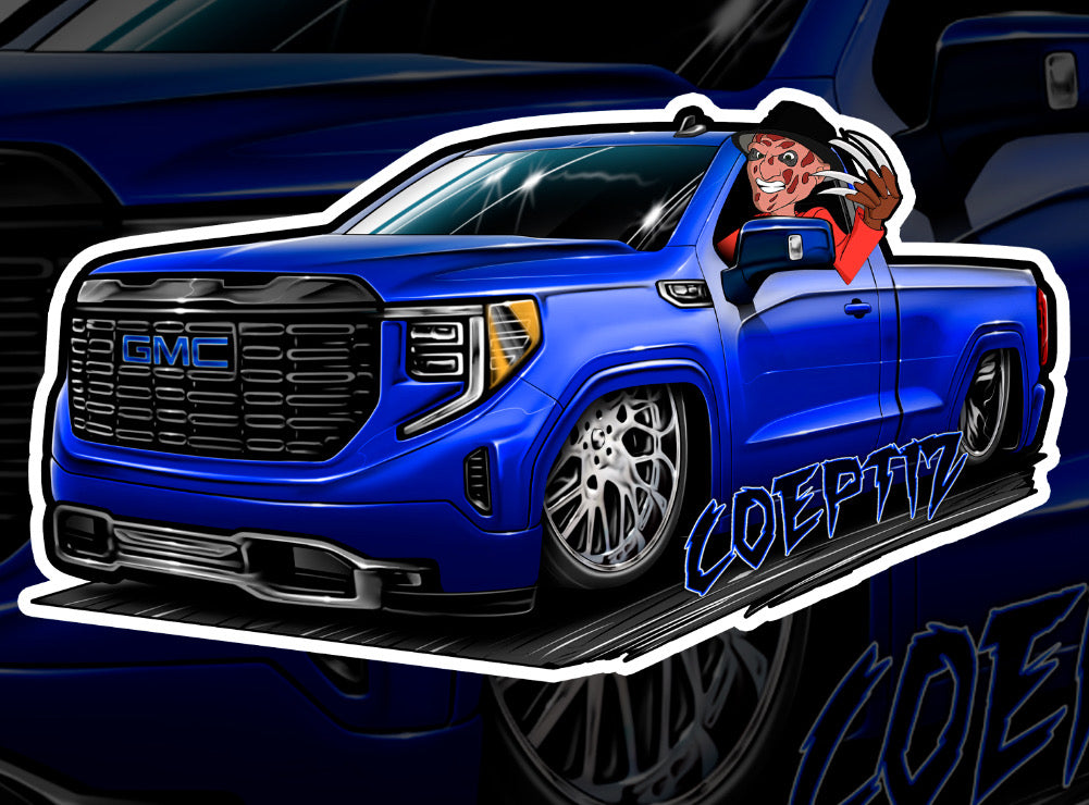 New Coeptiz Halloween Freddy & Blucifer Sticker