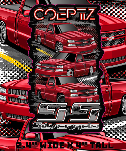 New Coeptiz Silverado SS Clone Sticker